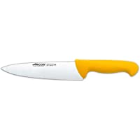 Arcos Serie 2900- Cuchillo Cocinero- Hoja de Acero Inoxidable Nitrum de 200 mm- Mango inyectado en Polipropileno Color…